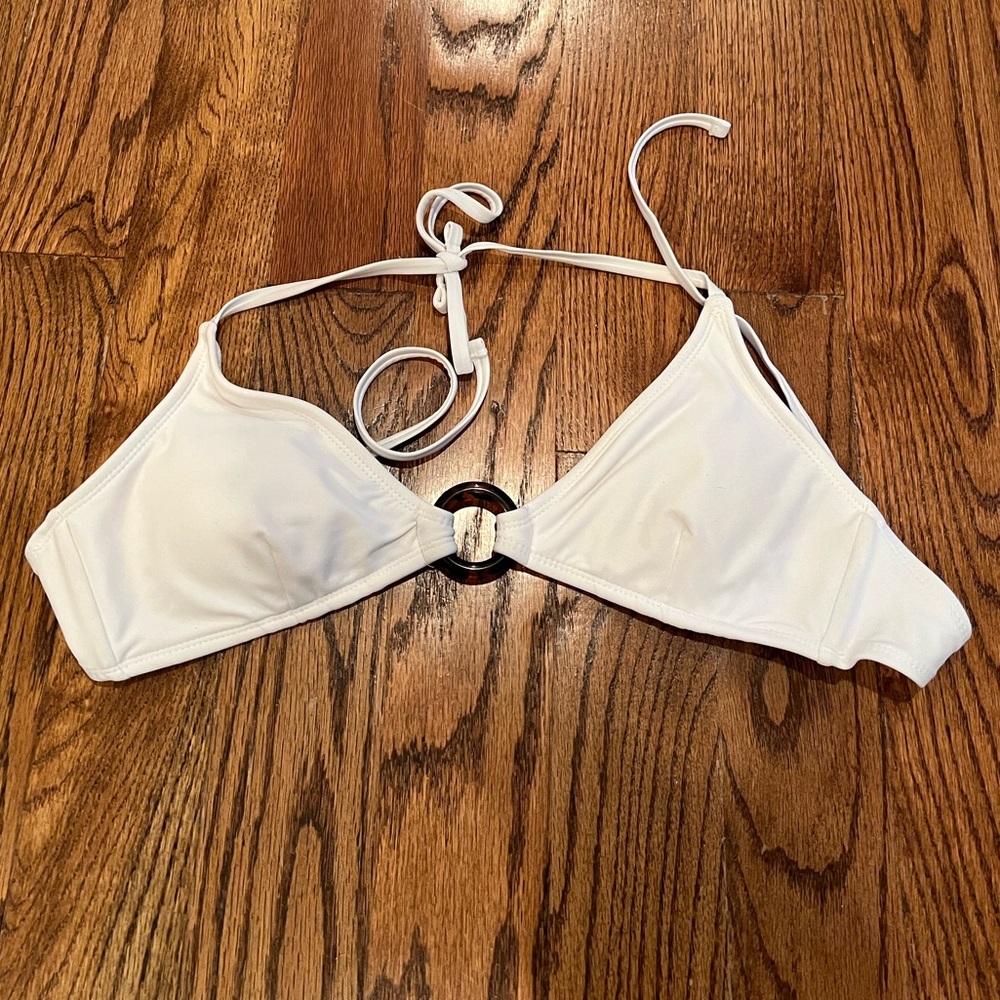 Tortious Shell Accented Bikini Top
